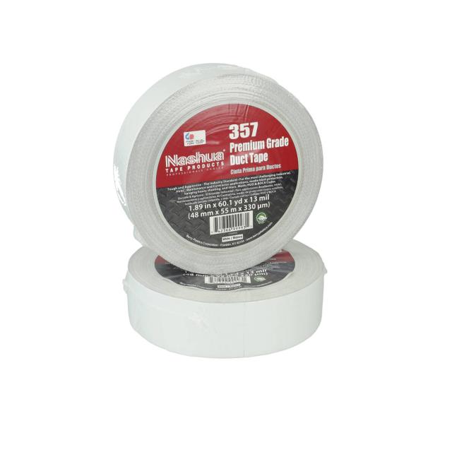 NASHUA 357 GAFFATAPE 48 MM X 55M WHITE