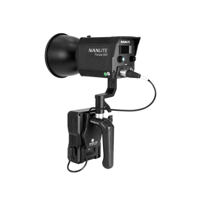NANLITE V-MOUNT BATTERY GRIP WITH XLR CONNECTOR