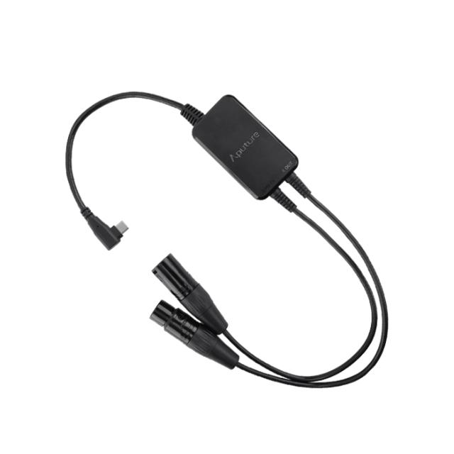 APUTURE ACTIVE USB-C TO 5 PIN DMX IN & OUT ADAPTER
