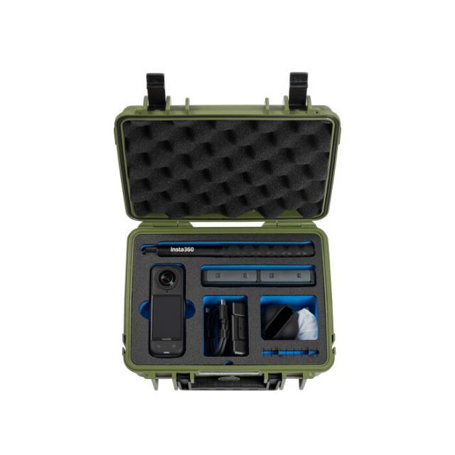 BW Outdoor Case Type 1000 Insta360 X4/X5 Green
