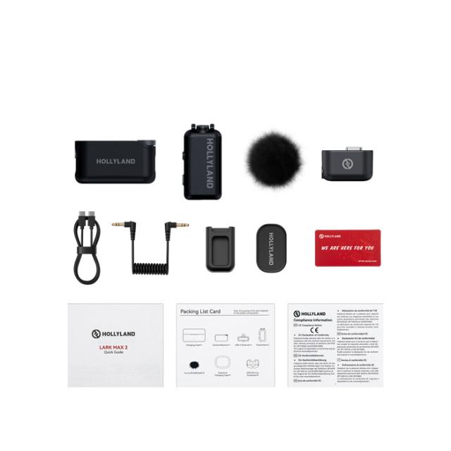 Hollyland LARK MAX 2 Solo with Camera RX