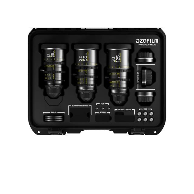 DZO PICTOR 12-25/20-55/50-125MM T2.8 BLACK BUNDLE