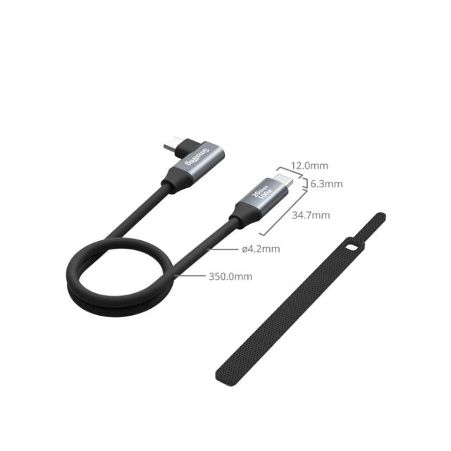 SMALLRIG 4790 USB-C TO USB-C ANGLED 35CM