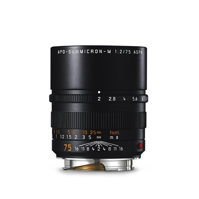 LEICA M 75MM F/2 APO-SUMMICRON ASPH BLACK