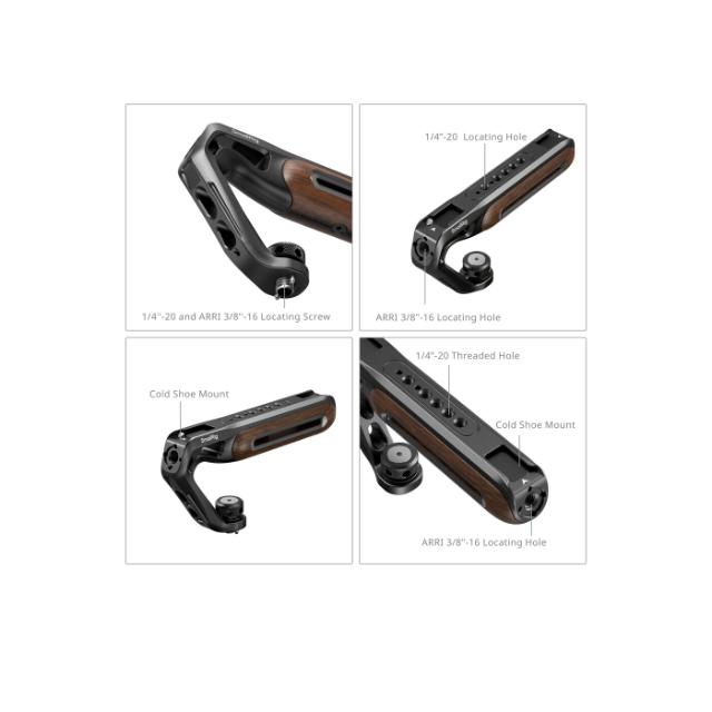 SmallRig 5252 Wooden ARRI Locating Top Handle