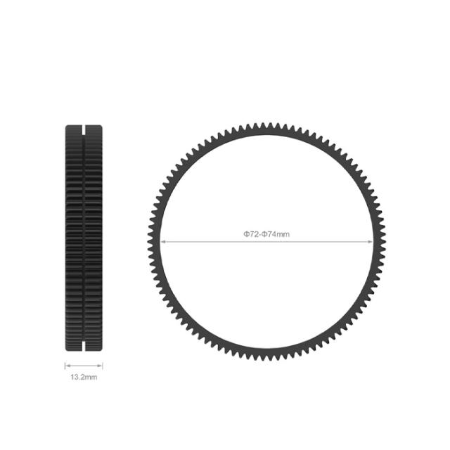 SMALLRIG 3293 FOCUS GEAR RING SEAMLESS 72-74MM