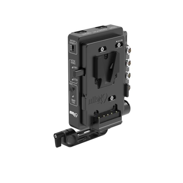 MID49 Pow Dist Box DB-15 (Sony FX5, V-Mount, Rod M