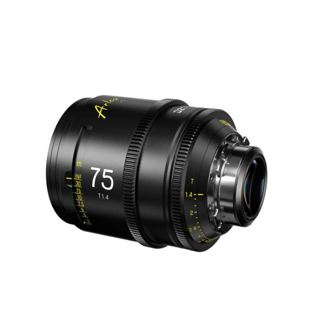 DZO ARLES 75MM PRIME CINE LENS, PL MOUNT METER