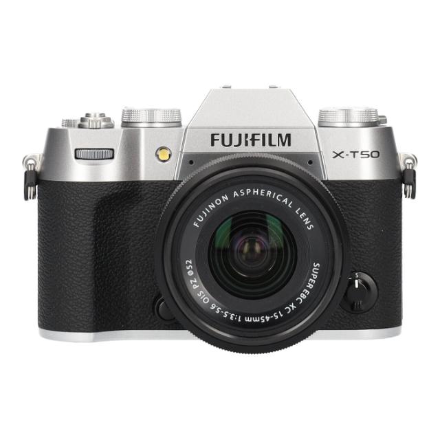 FUJI BODY X-T50 SILVER +15-45 3,5-5,6 OIS (3) USED
