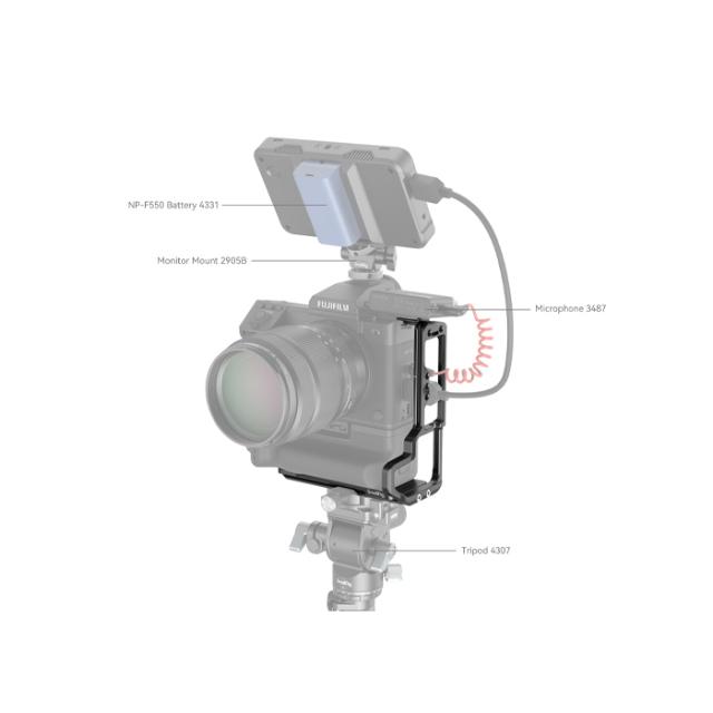 SMALLRIG 4203 LSHAPE MOUNTPLATE FOR GFX100II W BG