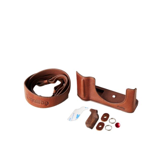 SMALLRIG 5268 LEATHER CASE KIT FOR GFX100RF BROWN