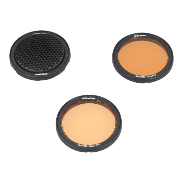 PROFOTO CLIC GRID & GEL KIT (3) USED