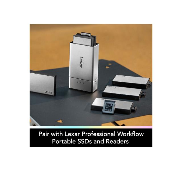 LEXAR WORKFLOW GO FOR 2 MODULE BAY WITH BATTERY