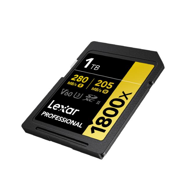 LEXAR SD 1TB PRO 1800X U3 V60 UHS-II R280/W210