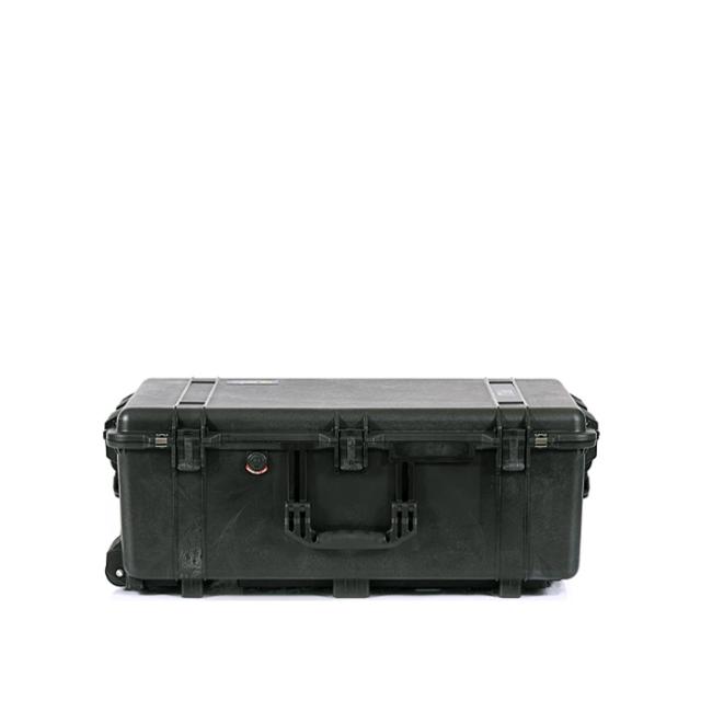 PELICASE 1650 SORT M. SKILLERUM OG HJUL