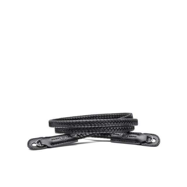 LEICA CARRYING STRAP LEATHER BRAIDED BLACK