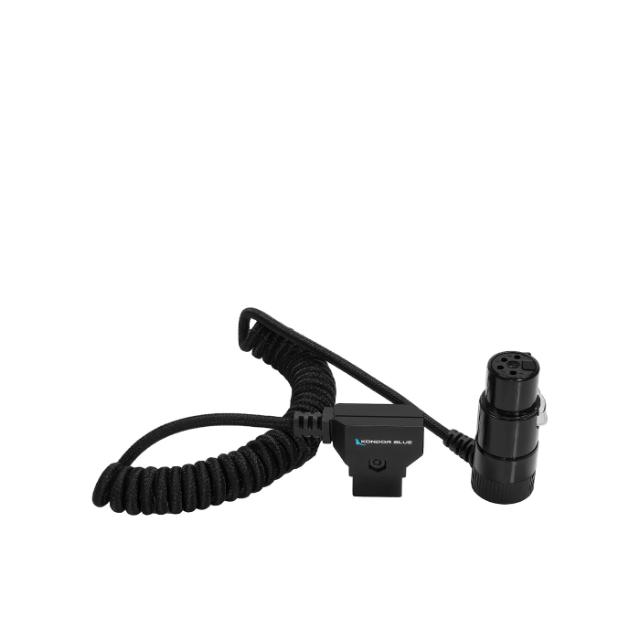 KONDOR BLUE D-TAP TO 4PIN XLR FEMALE RIGHT ANGLE