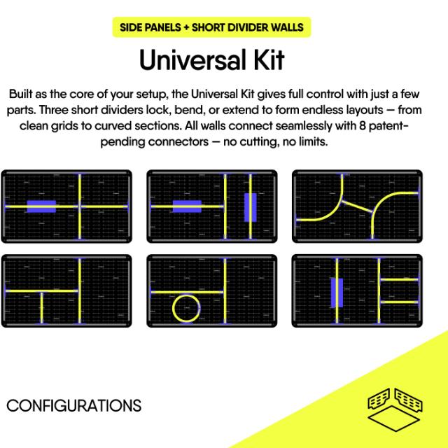 CRDBAG GRID DIVIDE CARRY-ON UNIVERSAL KIT
