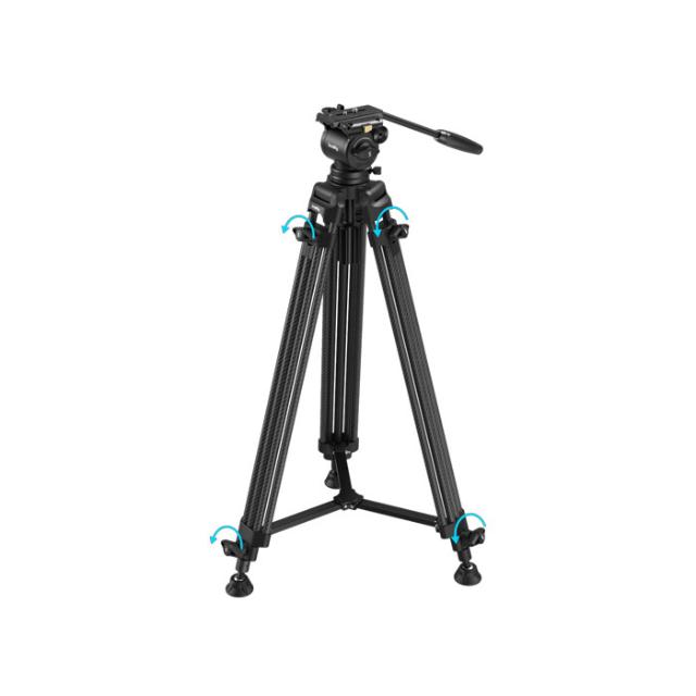 SmallRig 5441 AD14 Heavy-Duty Carbon Fiber Tripod