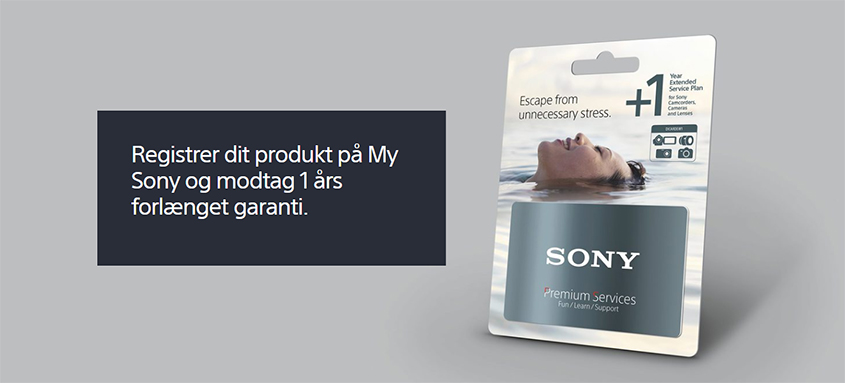 Forlænget Sony garanti